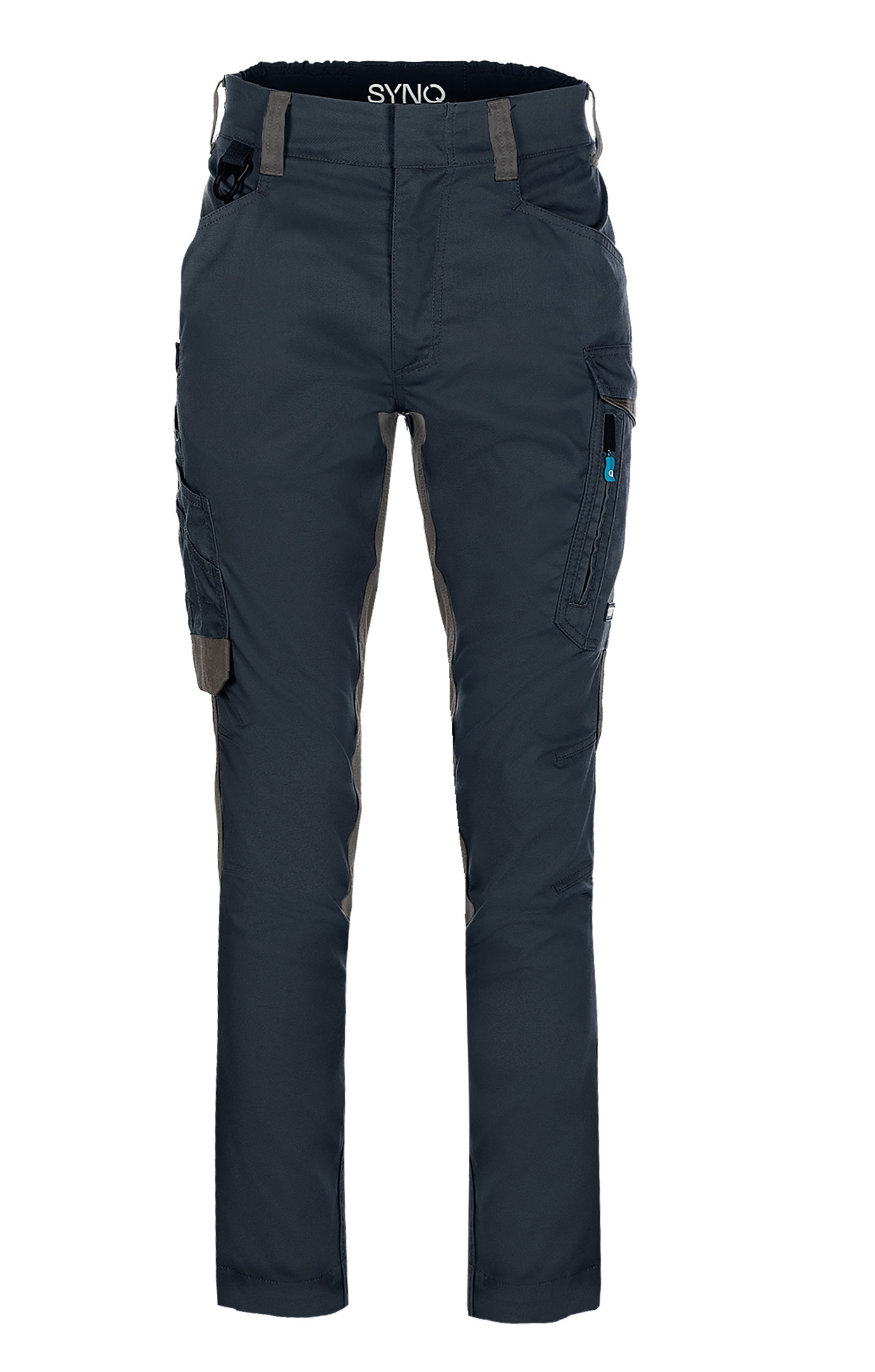 Werkbroek Synq&stretch Sqill marineblauw/grijs