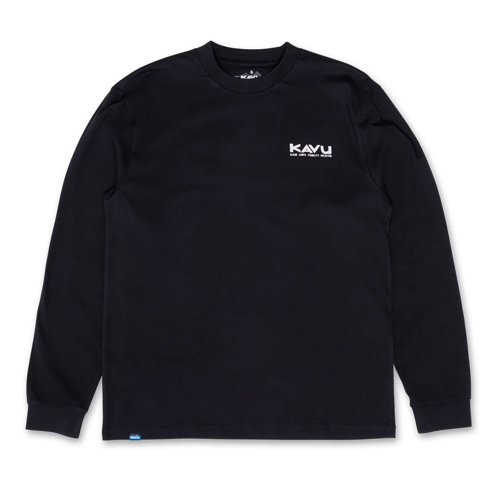 T-shirt Kavu Longsleeve LS Etch Art zwart