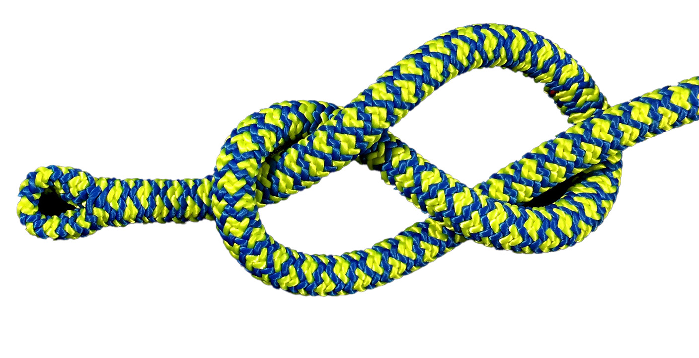 Klimlijn Cousin Atrax 11,6mm 1 oog geel/blauw ACTIE