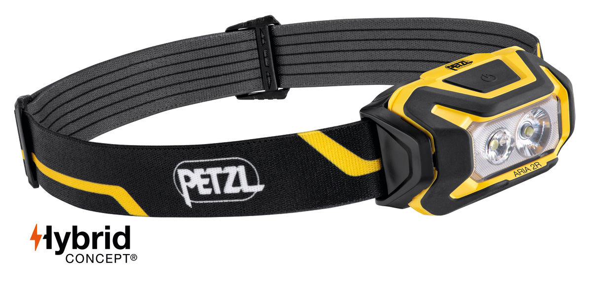 Lampe frontale Petzl Aria 2R herlaadbaar E070CA00