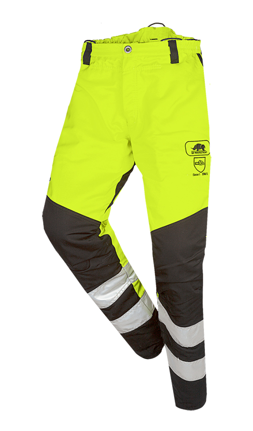 Pantalon anti-coupure SIP Protection BasePro Hi-Vis jaune