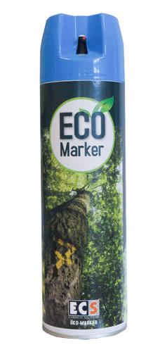 Aérosol de marquage forestier Eco-marker 500ml bleu