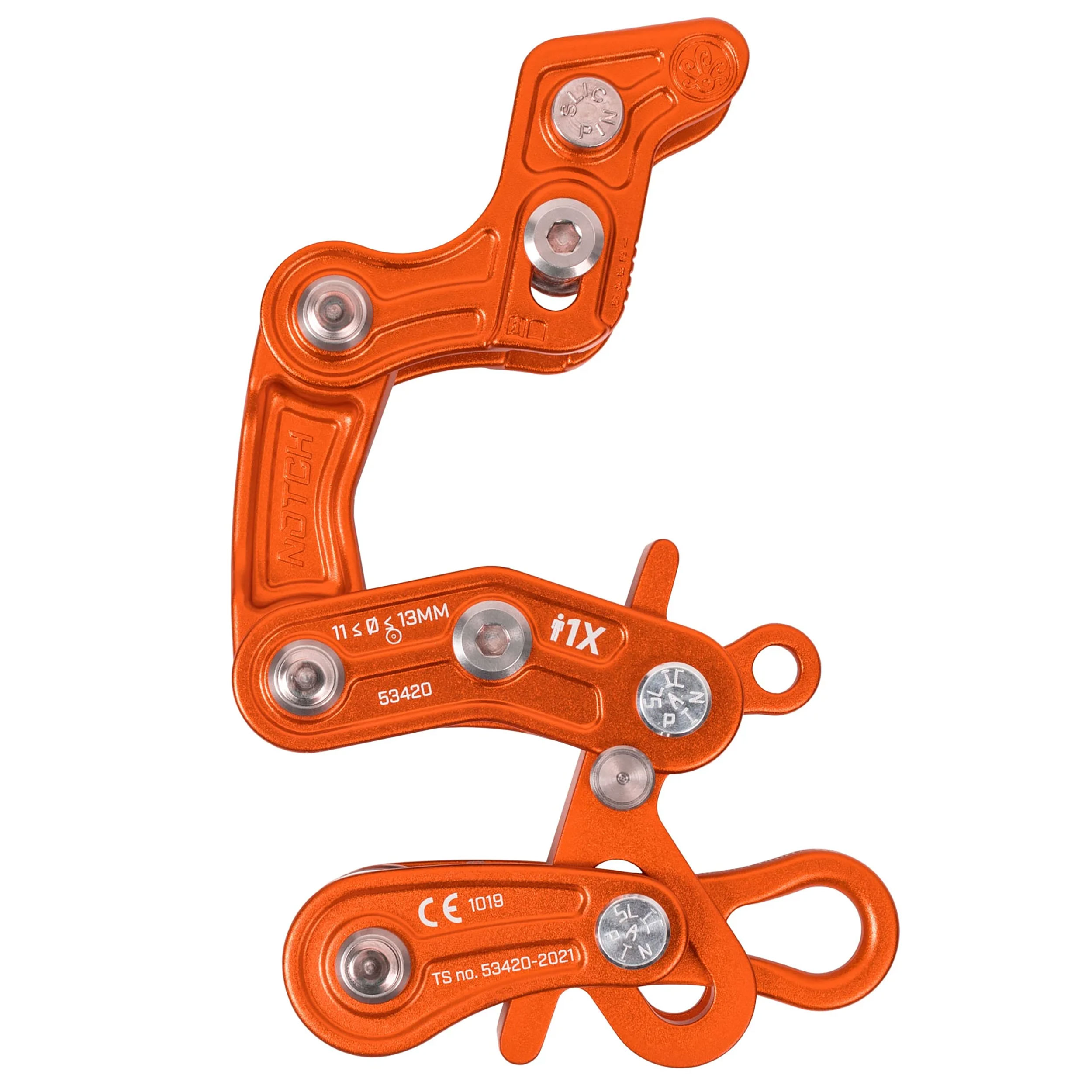 Bloqueur/descendeur Notch Rope Runner Pro orange