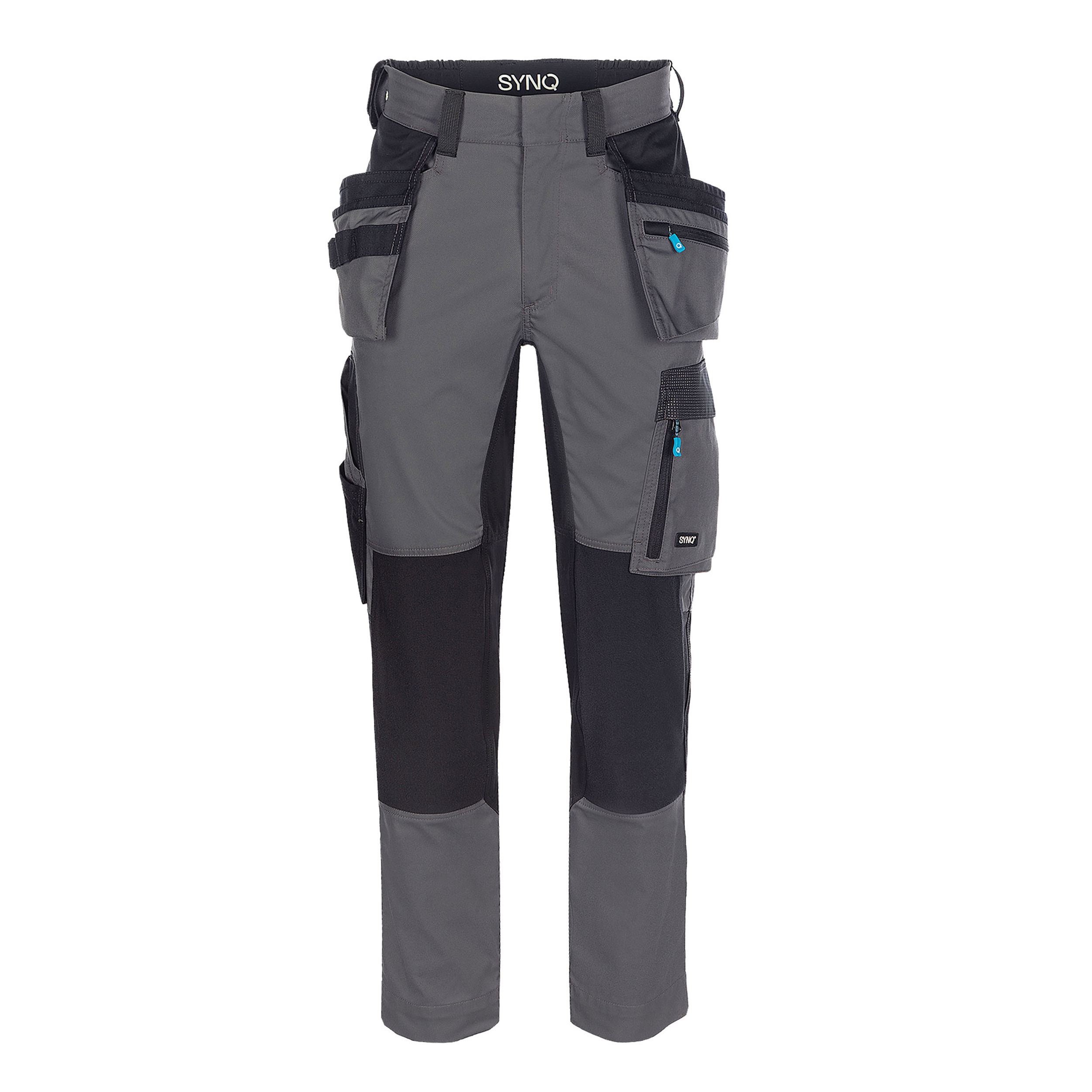 Pantalon de travail Synq&stretch Qrowd gris/noir