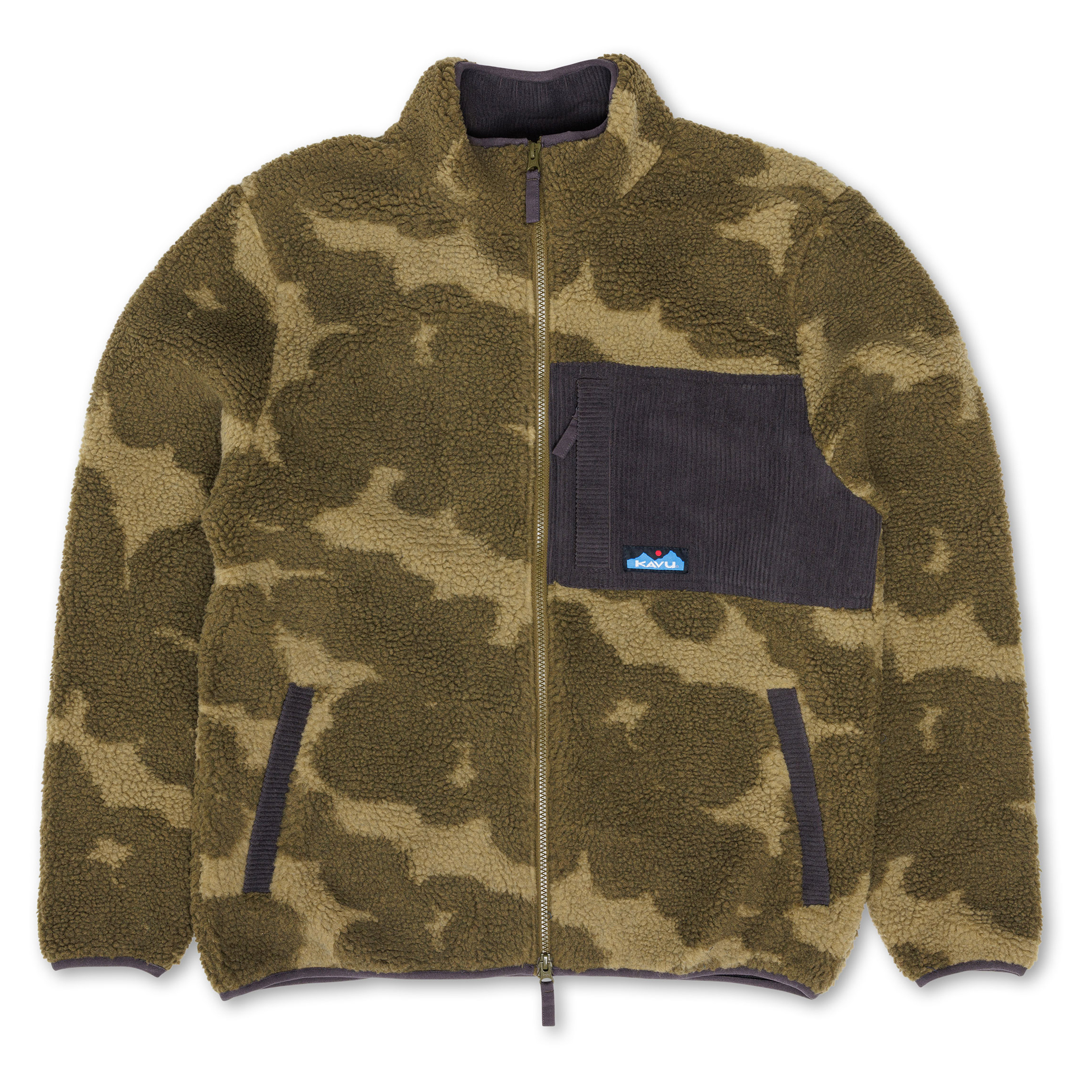 Fleece FZ Kavu Wayside Camo Blur