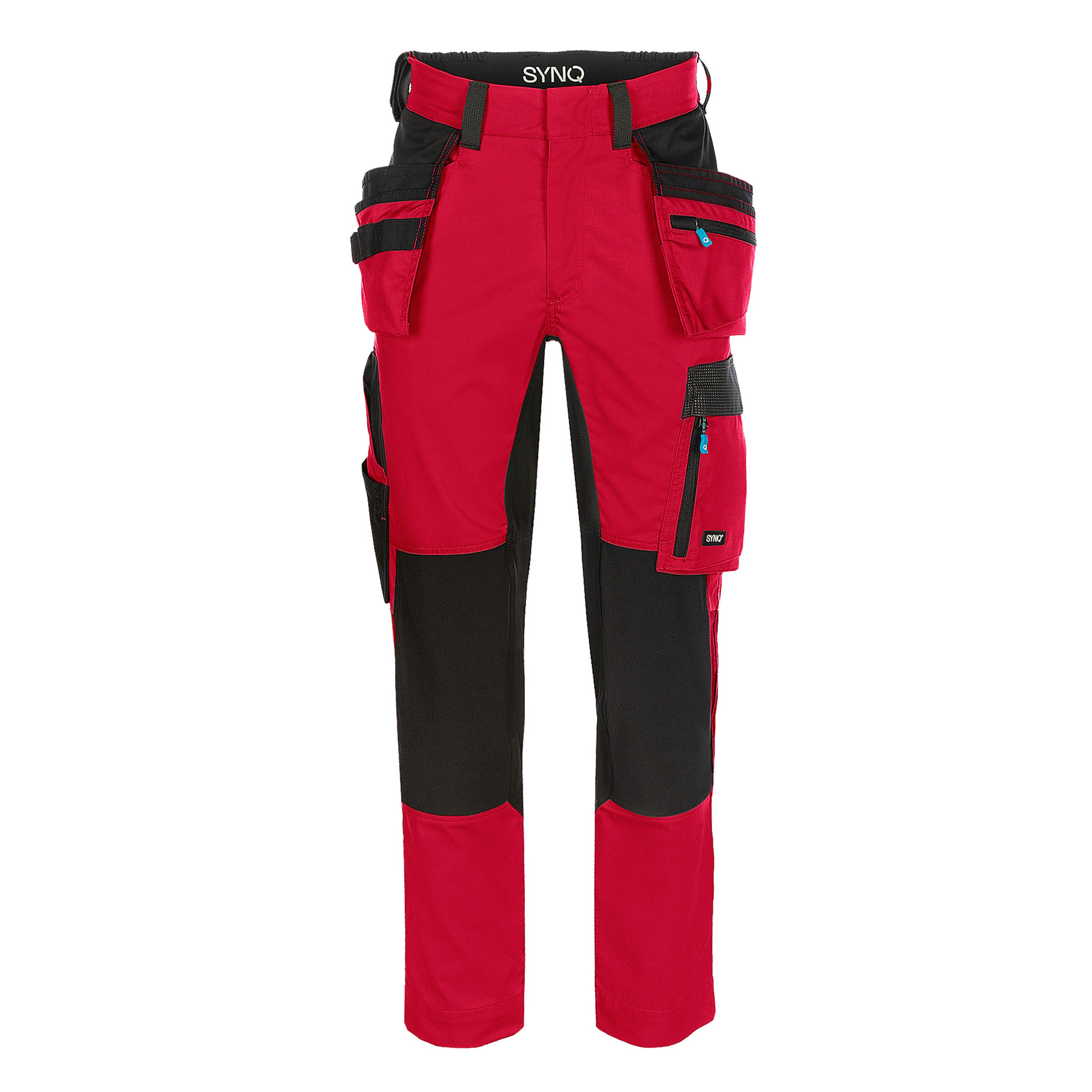 Pantalon de travail Synq&stretch Qrowd rouge/noir