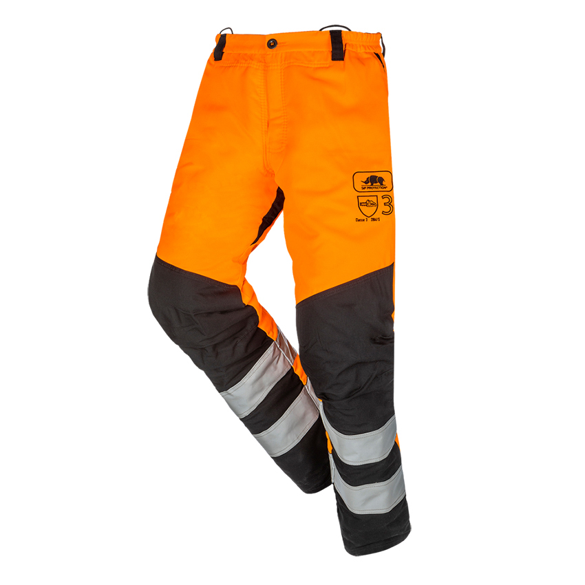 Zaagbroek SIP Protection BasePro Hi-Vis Klasse 3 oranje