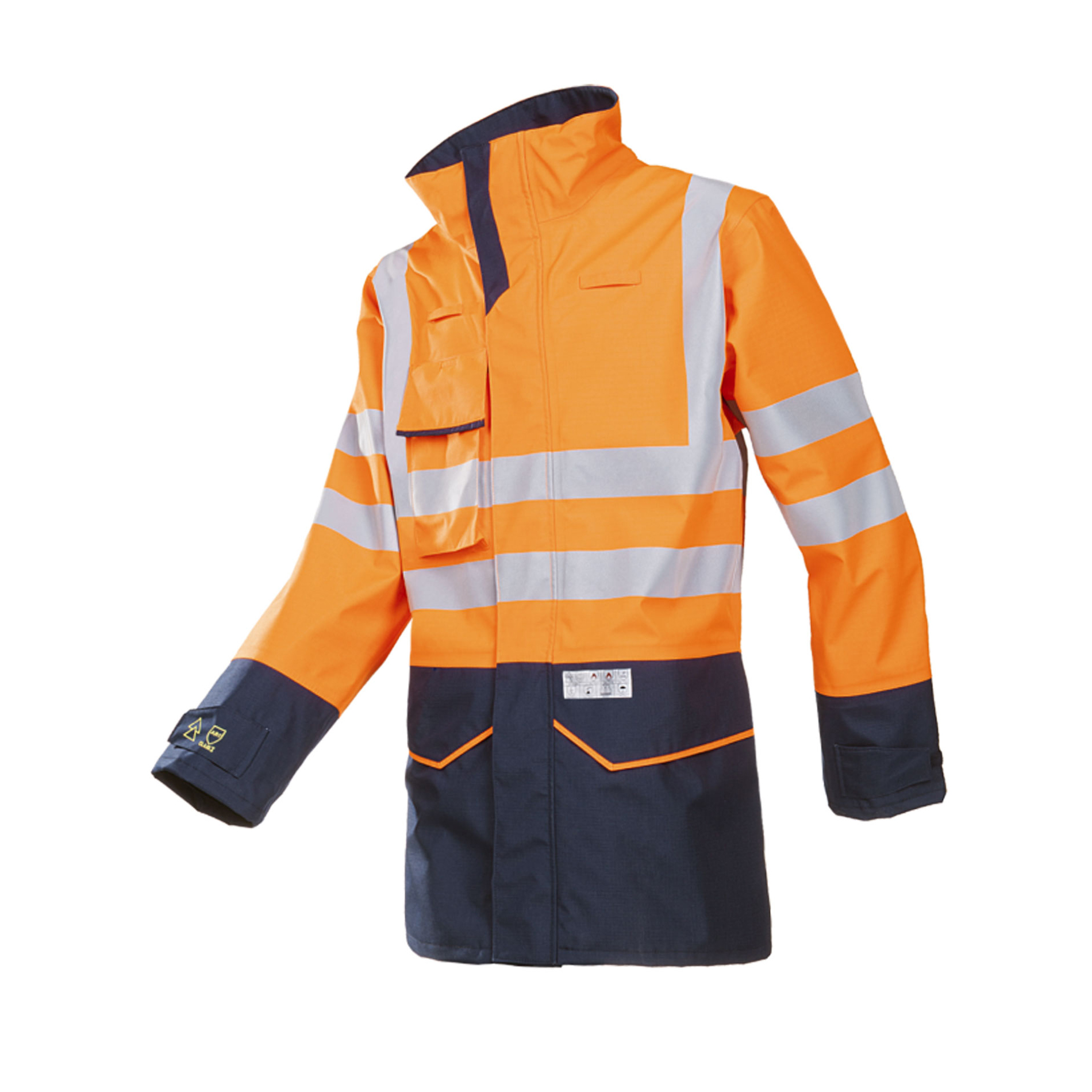 Regenjas met ARC bescherming Sioen Orrington oranje