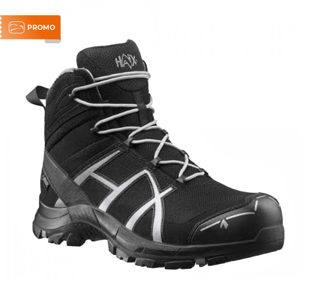 Veiligheidsschoenen Haix Black Eagle Safety 40.1 Mid zilver