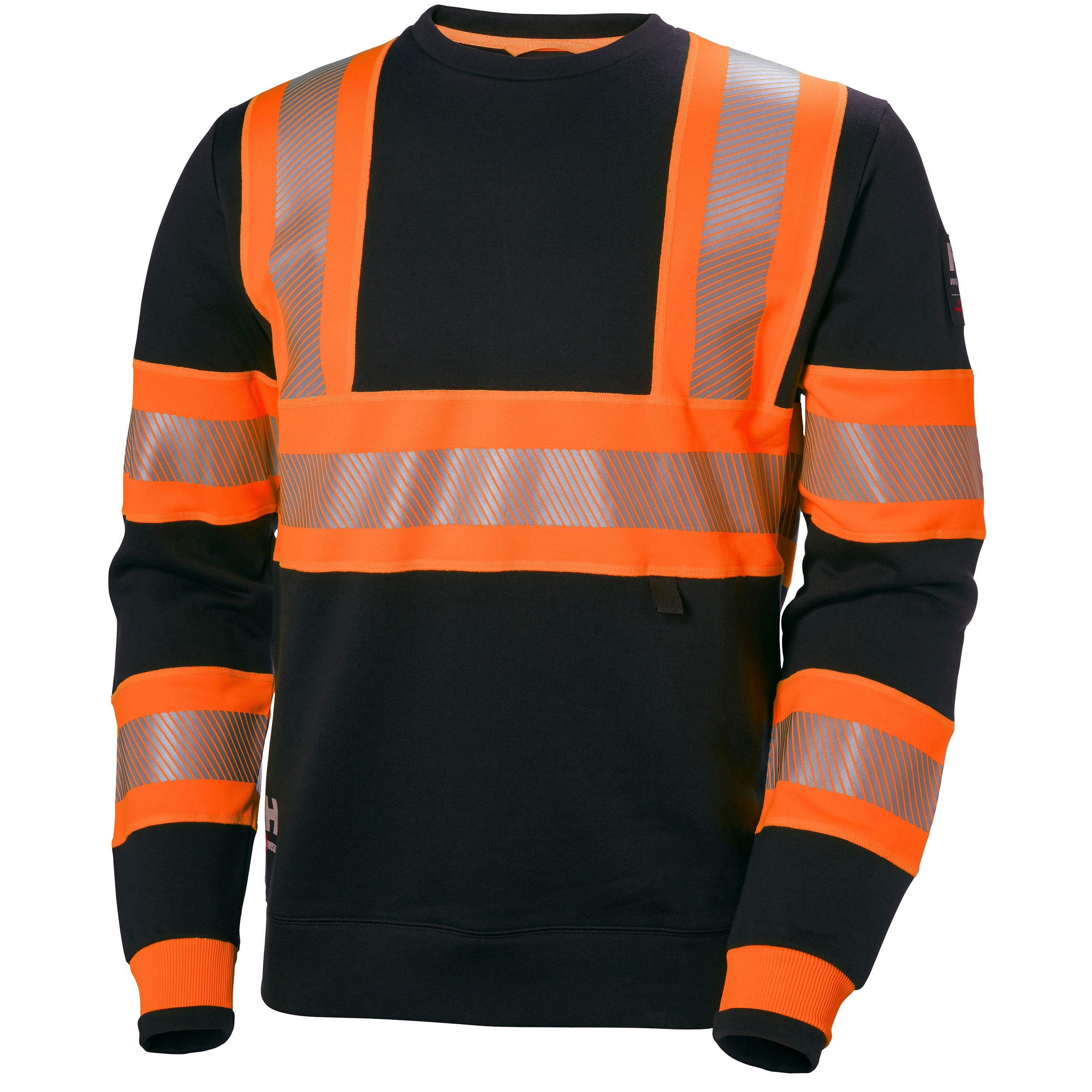 Pull Helly Hansen ICU Sweatshirt noir/orange 79272