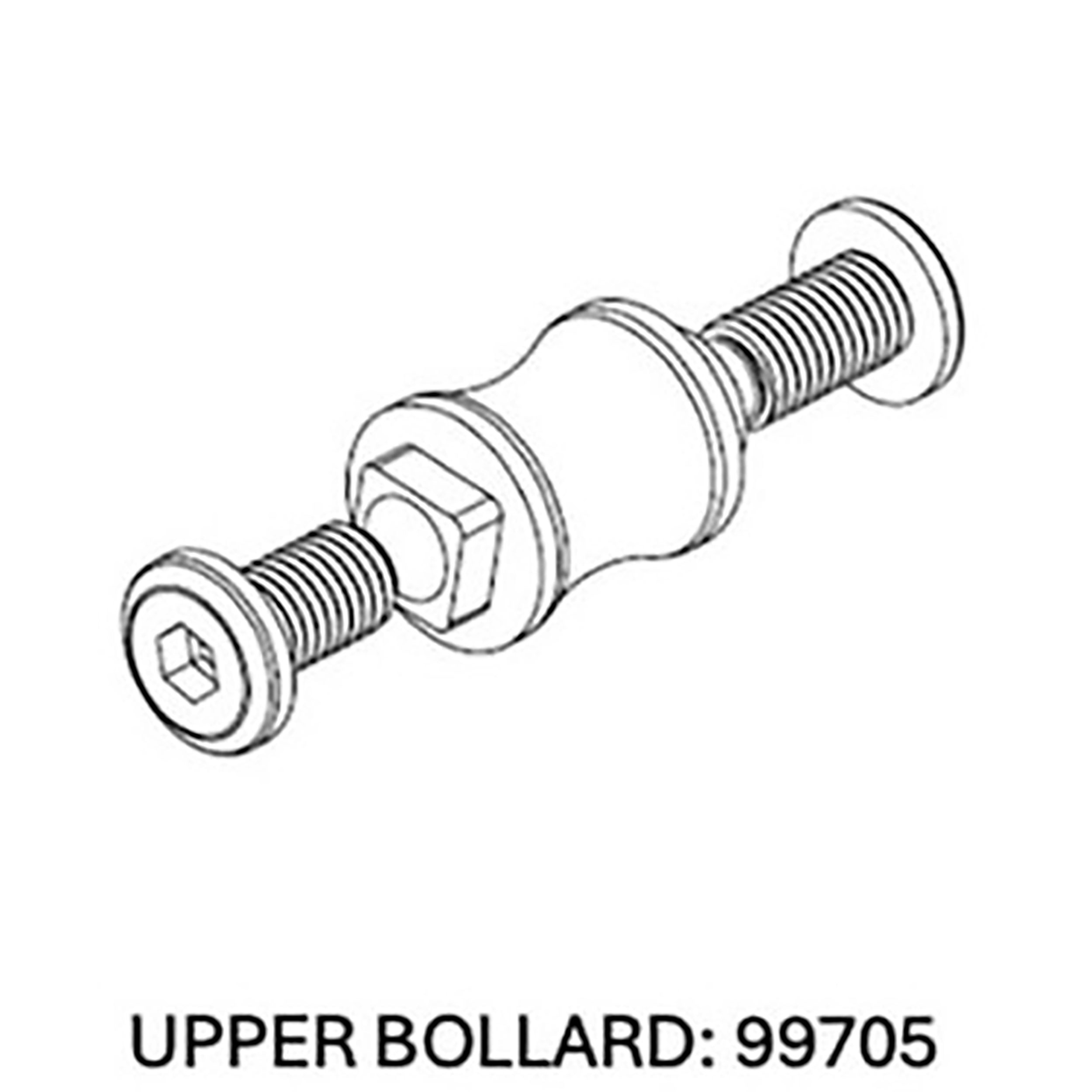 Bovenste frictiecilinder Notch Rope Runner Vertec