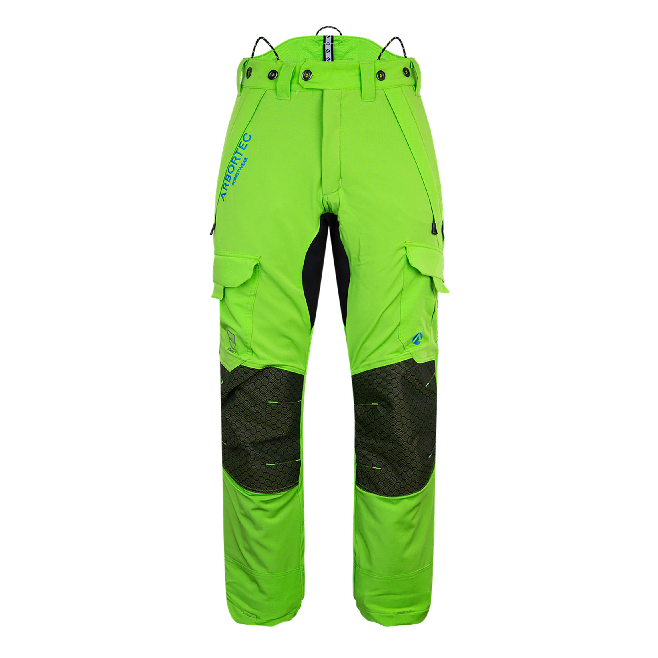 Zaagbroek Arbortec Vented limoengroen