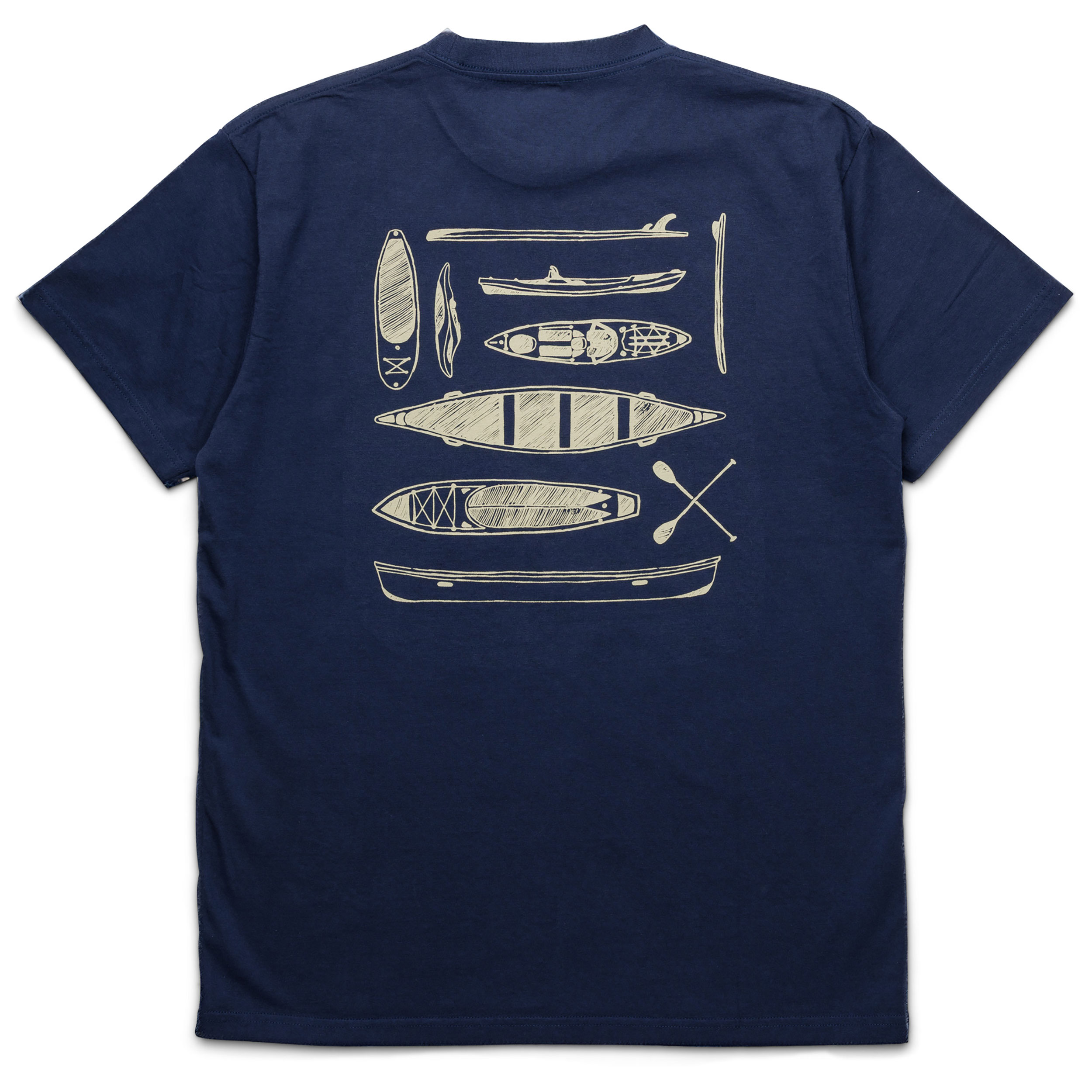 T-shirt Kavu Peddelen Nautisch marineblauw