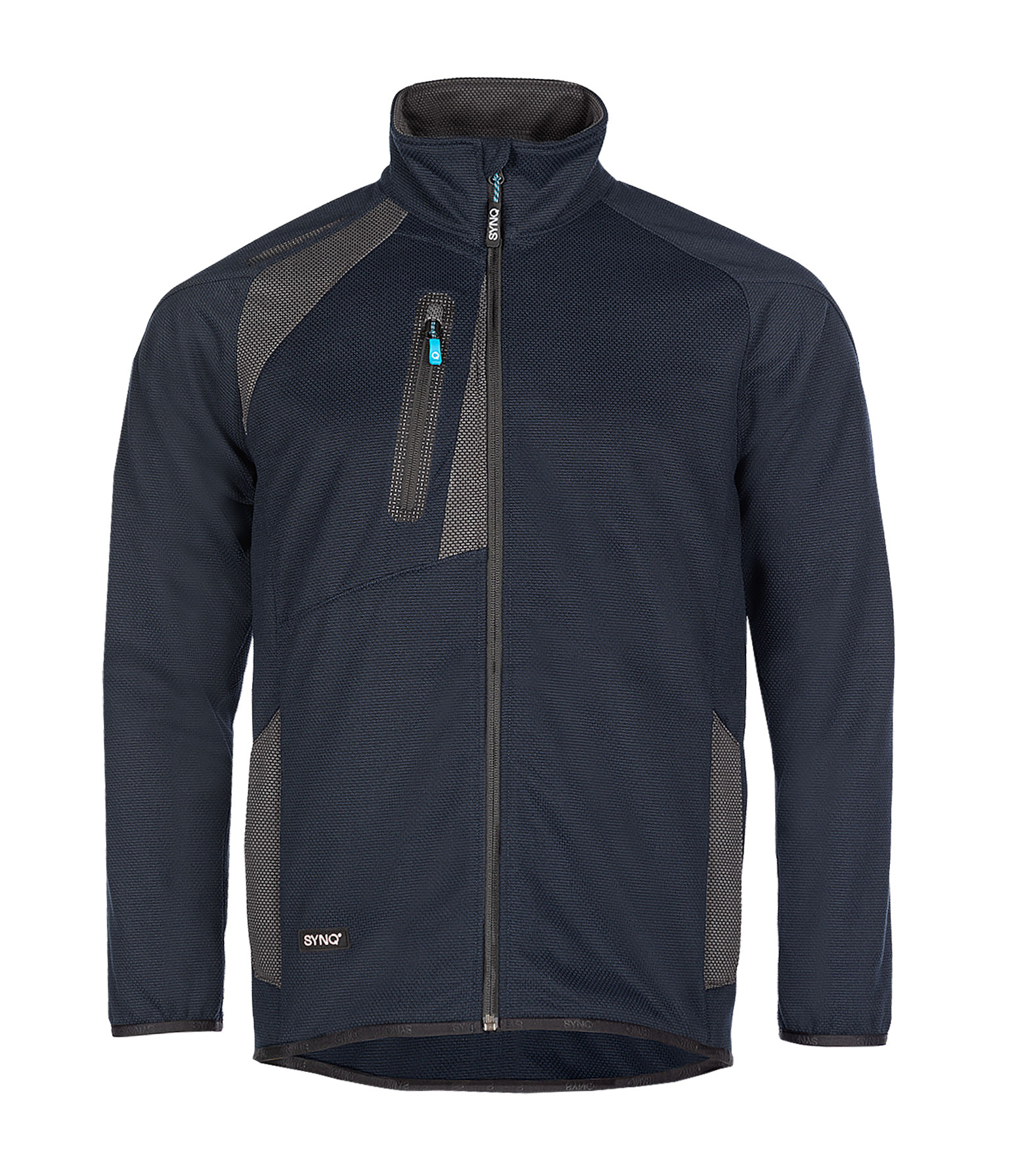 Vest Midlayer Synq&stretch Enqore marineblauw/grijs