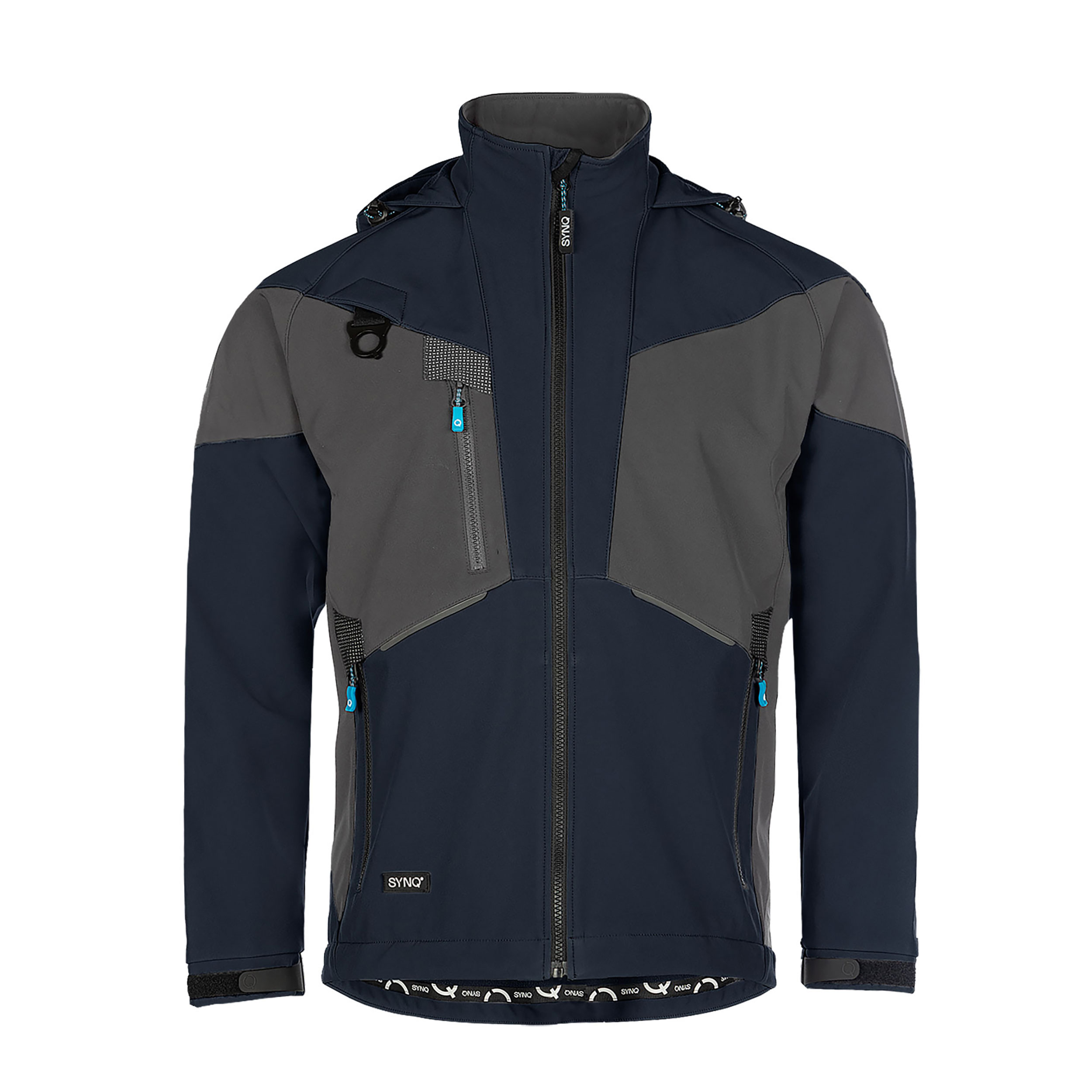 Softshell Synq&score Stunter bleu/gris