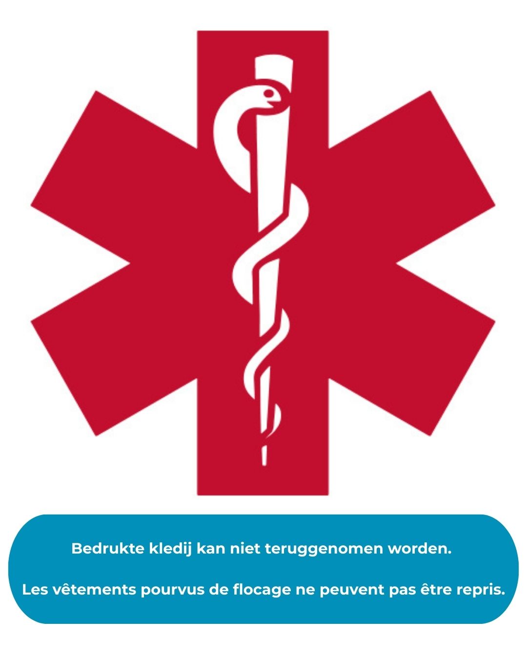 Marquage coeur Star Of Life rouge