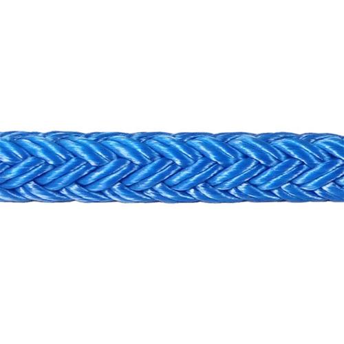 Corde Samson Tenex tresse creuse 12mm bleu