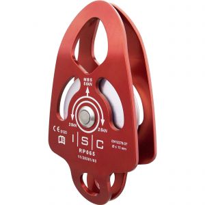 Katrol ISC Medium Single Prussik Pulley With Becket 50kN