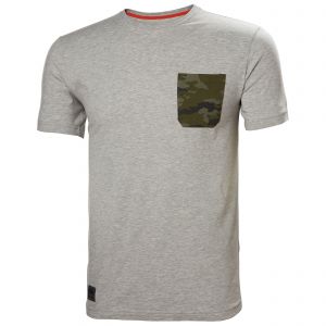 Tee-Shirt Helly Hansen Kensington T-Shirt gris camo 79246