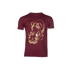 T-Shirt Sip Protection - Deep red