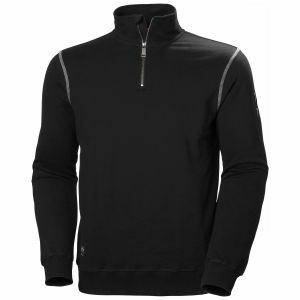 Sweater Helly Hansen Oxford HZ Sweatshirt zwart 79027