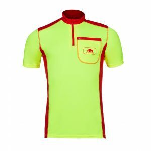T-shirt à manches courtes SIP Protection jaune/rouge