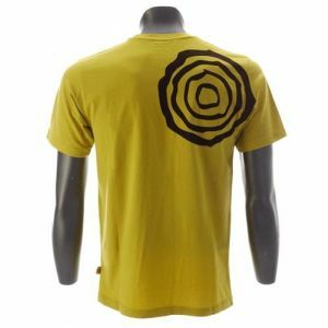 T-Shirt WoodU Log geel