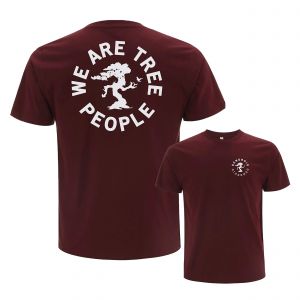 T-Shirt Dendroid We Are Tree People bordeaux
