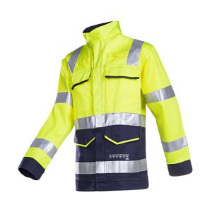 Vest met ARC bescherming Sioen Millau geel