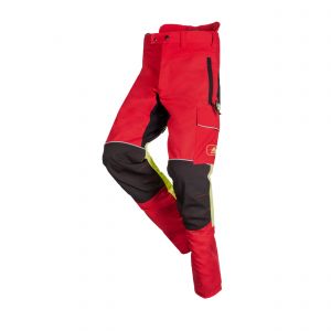 Pantalon anticoupure SIP Protection Samourai rouge