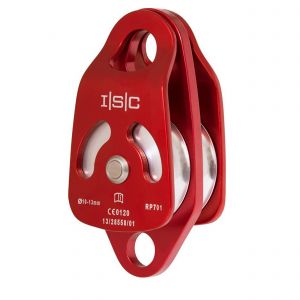 Katrol dubbel ISC Double Rescue Pulley 40kN