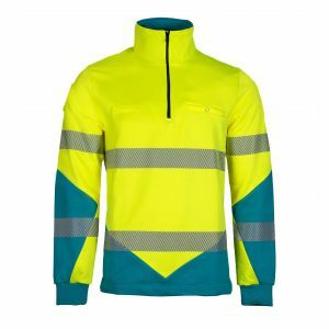 Sweat-shirt ambulancier Condor Lommel NOUVEAU jaune/bleu