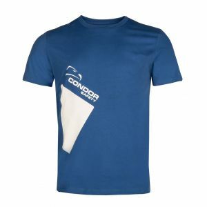 T-shirt Condor blauw/wit