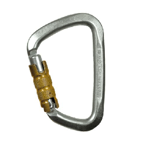 Mousqueton Climbing Technology Large acier Tri-Lock