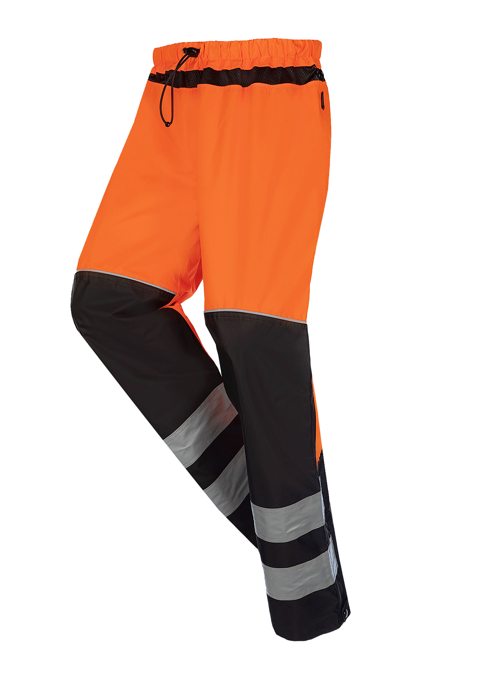 Pantalon de pluie SIP Protection HV Keiutu Flash orange/noir
