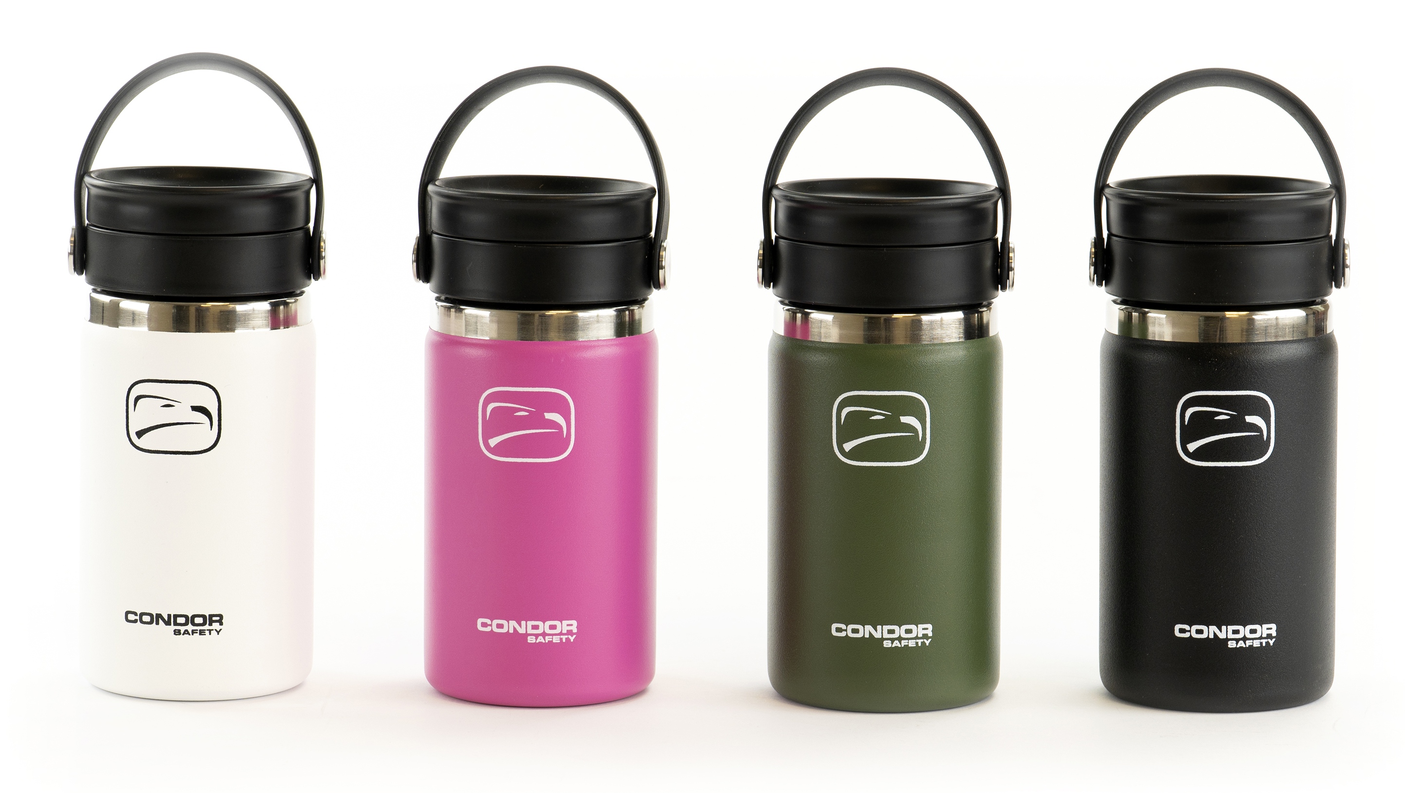 Drinkfles to go Coffee/tea Hydro Flask / Condor 355ml zwart