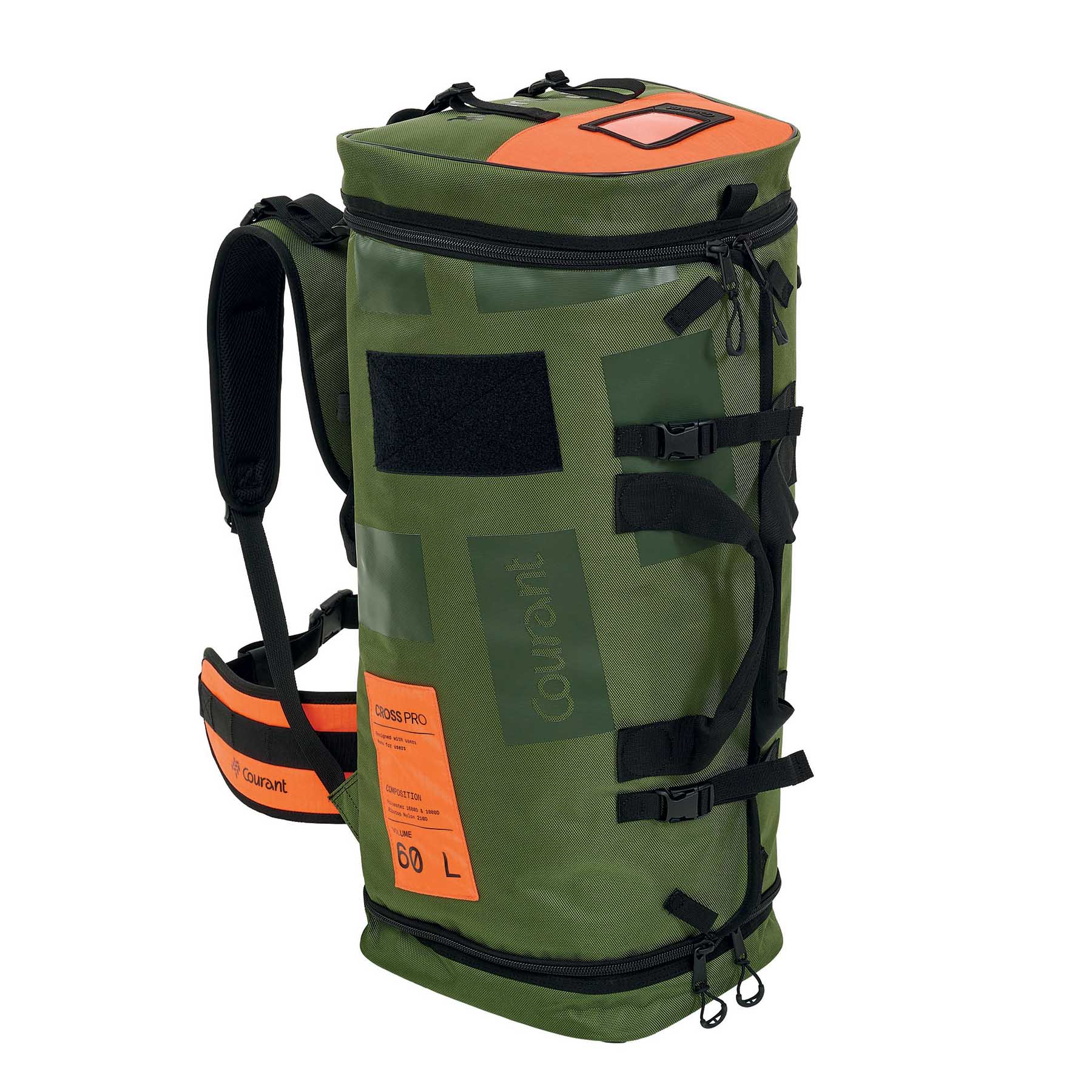 Sac à corde Courant Cross Pro 60L vert
