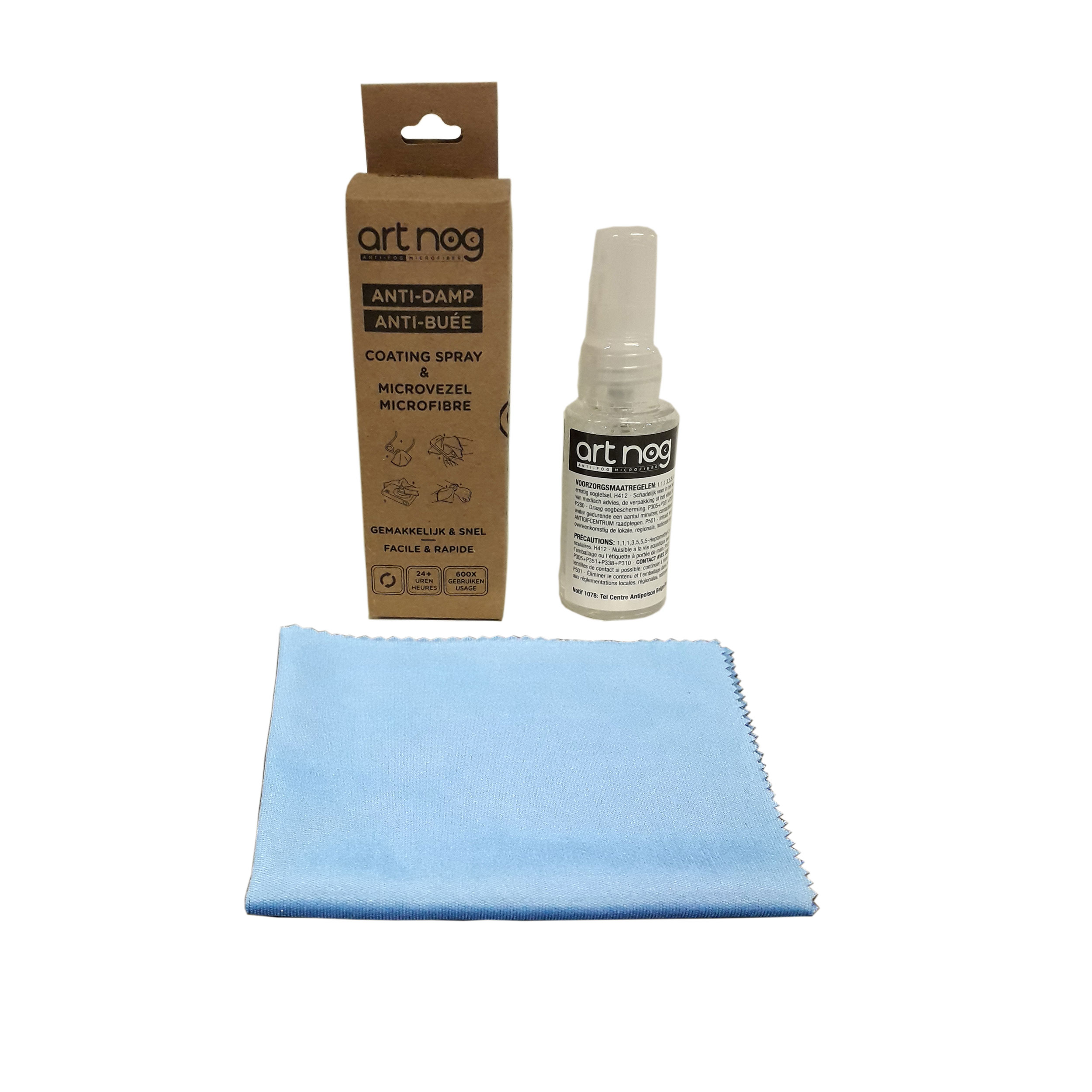 Spray nettoyant et anti-buée pour lunettes Artnog 600+