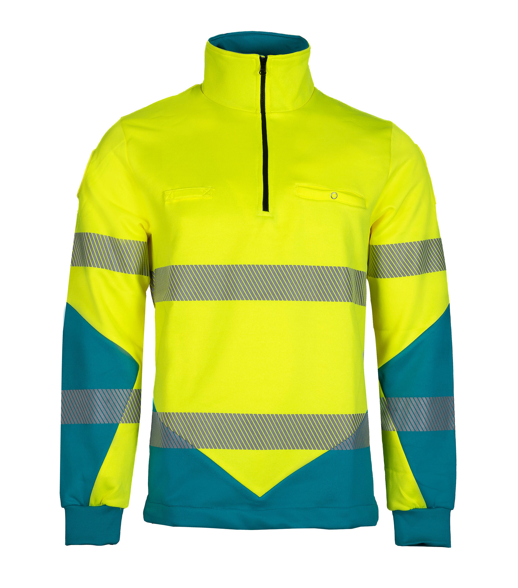 Ambulancierssweater Condor Lommel geel/blauw