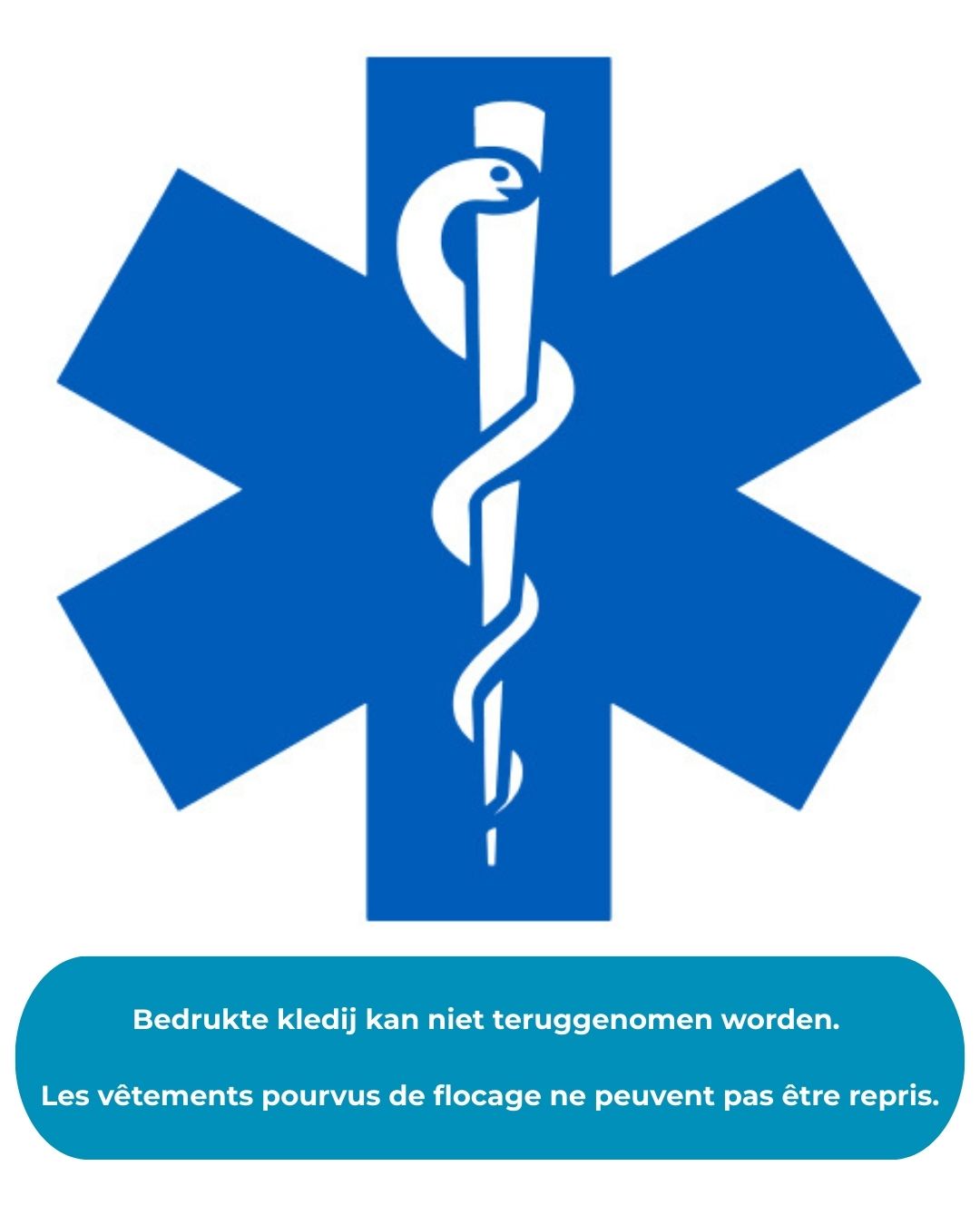 Marquage coeur Star Of Life bleu