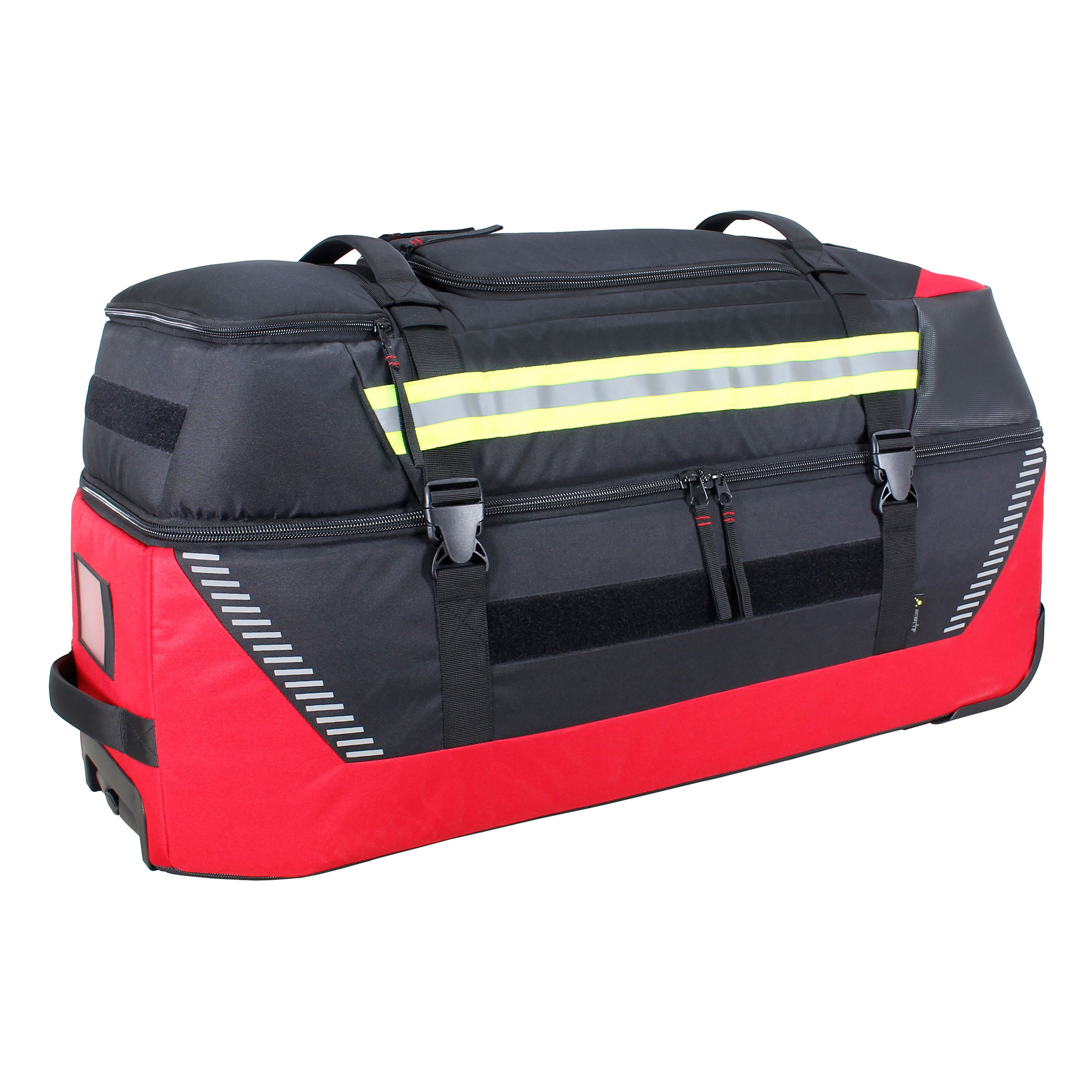 Tas tee-uu Jumbobag Trolley Bag zwart/rood